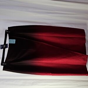 141 WIWALORNA Red Ombre Skirt